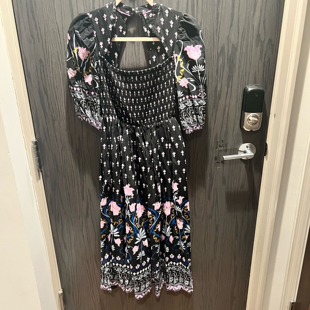 Anthropologie Patterned Midi Dress